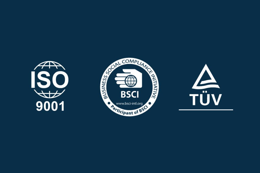 ISO TUV BSCI